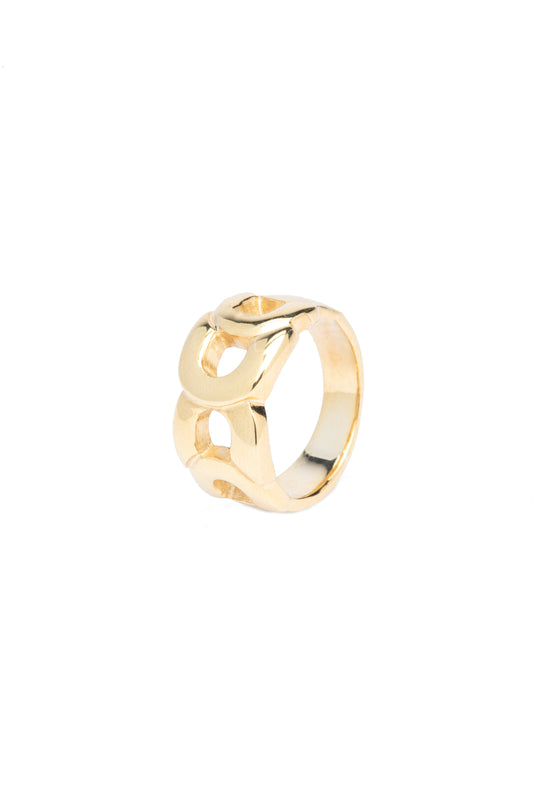 Chain Ring - Gold Plated