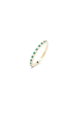 Emerald Candy Ring - Gold Plated