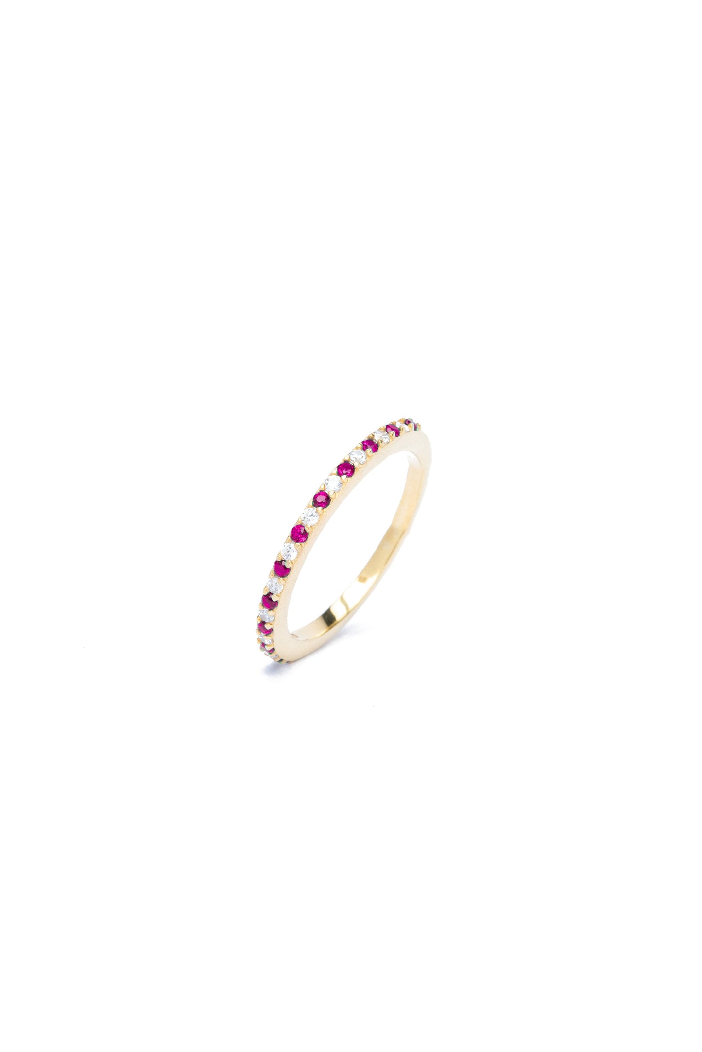 Ruby Candy Ring - Gold Plated