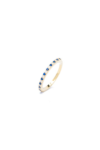 Sapphire Candy Ring - Gold Plated