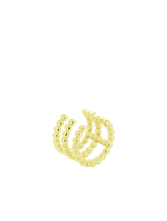 Trickle single Ear cuff - Gold Plated
